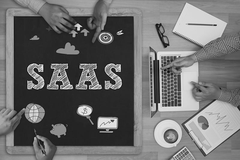 marketing team brainstorming SaaS company strategy