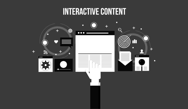 interactive content graphic