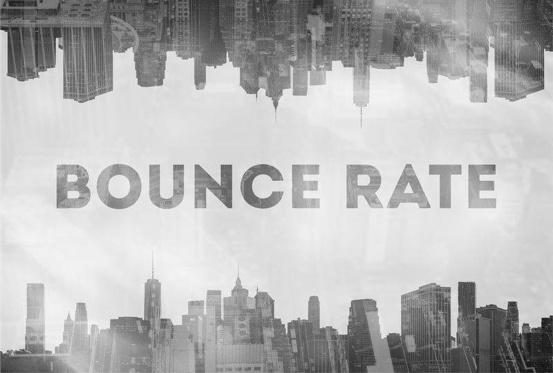 bounce rate displayed in city view