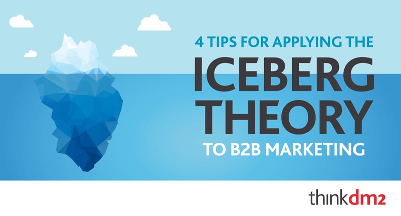 four tips for applying the iceberg theory to b2b marketing