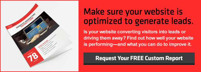 Make Sure Your Website Is Optimized To Generate Leads | Request Your FREE Custom Report